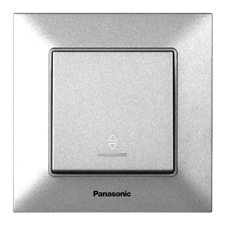 1-кл прохід з підсвіч срібло Panasonic Arkedia WNTC00042SL-UA1
