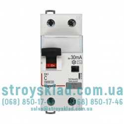 Дифавтомат Legrand DX3 20А 1P+N 6кА тип С, AC 30мА