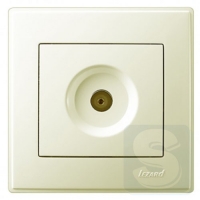 Розетка ТВ проходная Lezard Lesya Крем 705-0303-129