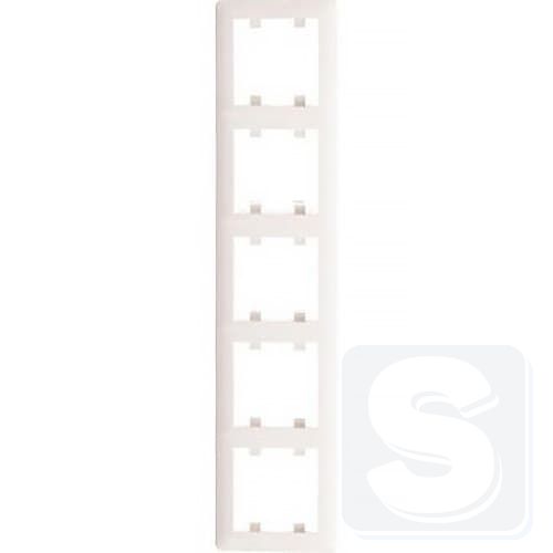 Рамка пятерная вертикальная Lumina-2 Hager Lumina2 крем WL5151