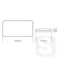 LED светильник GLOBAL 15W 5000K прямоугольник белый -3
