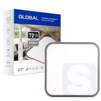 светильник 72W Global квадрат белый 1-GFN-72TW-02-S