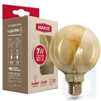 Лампа филамент Filament Amber E27 G95 7W 2200K 