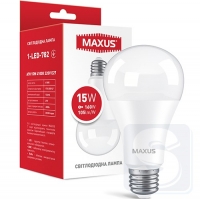 LED лампа MAXUS A70 15W 4100K 220V E27