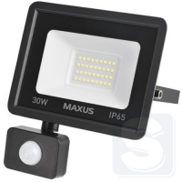 LED Прожектор MAXUS FL-04 30W 5000K Датчик движения-2