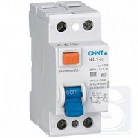 Дифреле УЗО CHINT NL1-63 2P 25A 30mA тип АС 6kA DB 