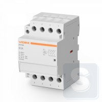 Контактор модульный 4P 63А 4НВ VF-RS-MC4O-63 VIDEX RESIST