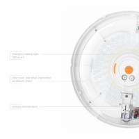 LED светильник накладной с датчиком движения VIDEX 30W -4