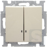 Выключатель 2-кл Abb Basic 55 2006/5 UCGL-92-507
