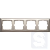 Рамка на 4-поста ABB Basic 55 2514-93-507 шампань-2