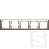 Рамка на 5-постов ABB Basic 55 2515-93-507 шампань-2