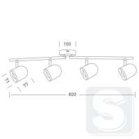 LED светильник MSL-01C MAXUS 16W 4100K белый -2