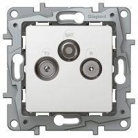 Розетка TV-R-SAT Legrand Etika 672256 белый