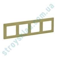 Рамка на 4-поста, лайм Legrand Valena Life 754084