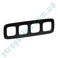Рамка на 4-поста Valena Allure 754404 черный