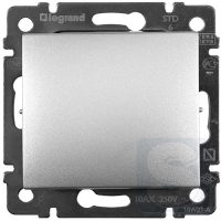 Переключатель 1-кл Legrand Valena 770106 алюминий