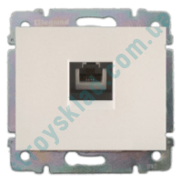 Панель розетки телефонной RJ 11 с 1-гнездом Legrand Galea Life 771595 перламутр