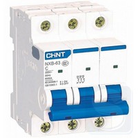 Автомат NXB-63 3P C1 6kA CHINT 814164