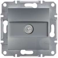 Розетка TV конечная Schneider Asfora EPH3200162 сталь