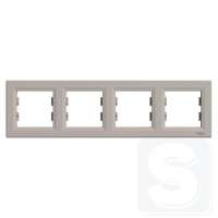 Рамка горизонтальная на 4 поста Schneider Asfora EPH5800469 бронза