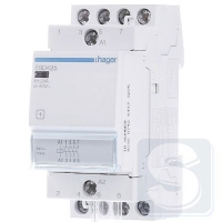 Контактор 25 A катушка 24 В 4НО Hager ESD425