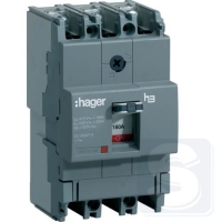 Автомат Hager x160 In=160А 3п 18kA HDA160L