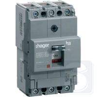 Автомат Hager x160 In=25А 3п 25kA HHA025H
