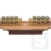 Клемма фазная с держателем 5x16+5x10мм2 Hager KM10C