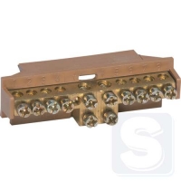 Клемма фазная с держателем 2x16 8x10мм2 Hager KM10L