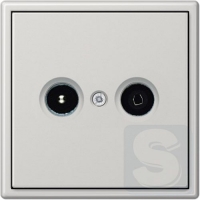 Розетка TV конечная JUNG LS990 светло-серый  