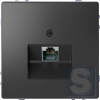 Розетка одинарная RJ45 Антрацит Schneider Merten D-Life