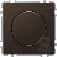 Диммер поворотный для LED ламп, Merten D-Life Мокко