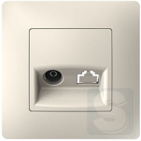Розетка TV TV концевая Plank PLK0811131-3