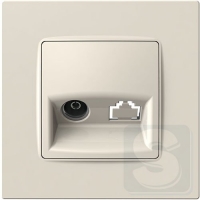 Розетка TV TV концевая Plank PLK0811131-4