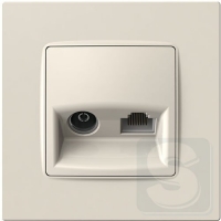 Розетка TV + RJ45 TV + компью PLK0911131-4