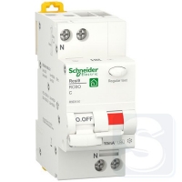 Дифавтомат RESI9 Schneider 10А 10 мA 1П+N 6кA С типА