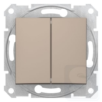 Выключатель 2-кл Schneider Sedna SDN0300168 титан