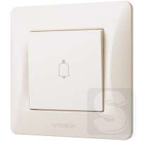 Кнопка звонка VIDEX Binera Крем VF-BNDB1-CR-3