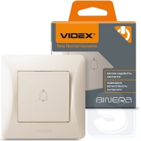 Кнопка звонка VIDEX Binera Крем VF-BNDB1-CR