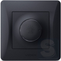 Диммер черный графит 600Вт Videx VF-BNDM600-BG -2