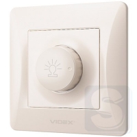 Диммер кремовый 600Вт Videx VF-BNDM600-CR -3