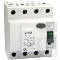 Дифференциальное реле (УЗО) на 16A 30mA 4P VIKO