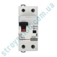 Дифавтомат Legrand DX3 10А 1P+N 6кА тип С, AC 30мА
