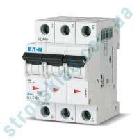 Автомат трехфазный 50 А, тип C, Eaton PL 293165