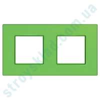 Рамка на 2 поста Schneider Unica Quadro MGU4.704.28 цвет Bio