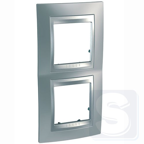 Рамка 2-я вертикальная Schneider Unica T MGU66.004V.038