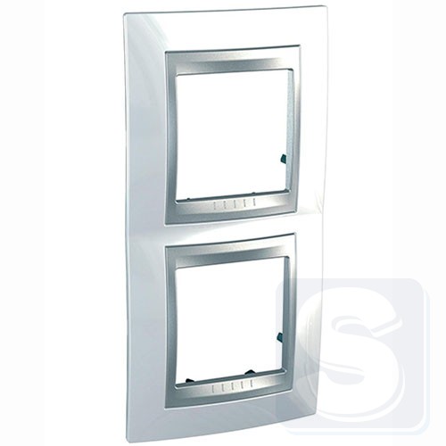 Рамка 2-я вертикальная Schneider Unica T MGU66.004V.092
