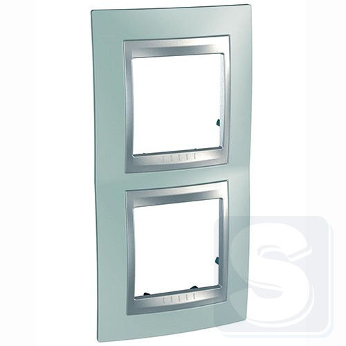 Рамка 2-я вертикальная Schneider Unica T MGU66.004V.094