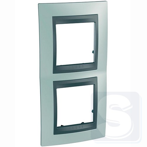 Рамка 2-я вертикальная Schneider Unica T MGU66.004V.294