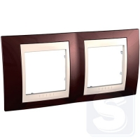 Рамка двухместная Schneider Unica Plus Т MGU6.004.551